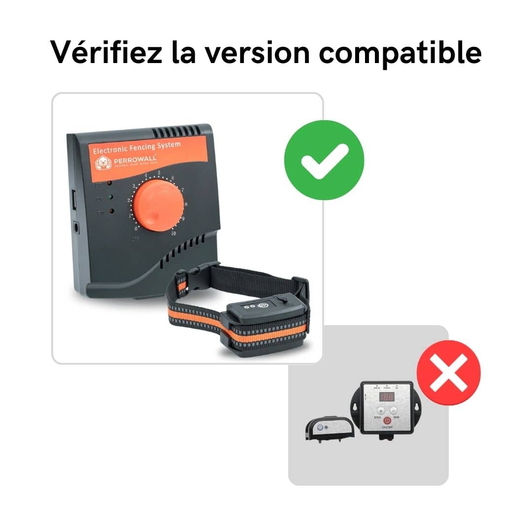 Reemplazo de collar receptor a prueba de agua y recargable para cerca invisible anti escape con antena de alambre