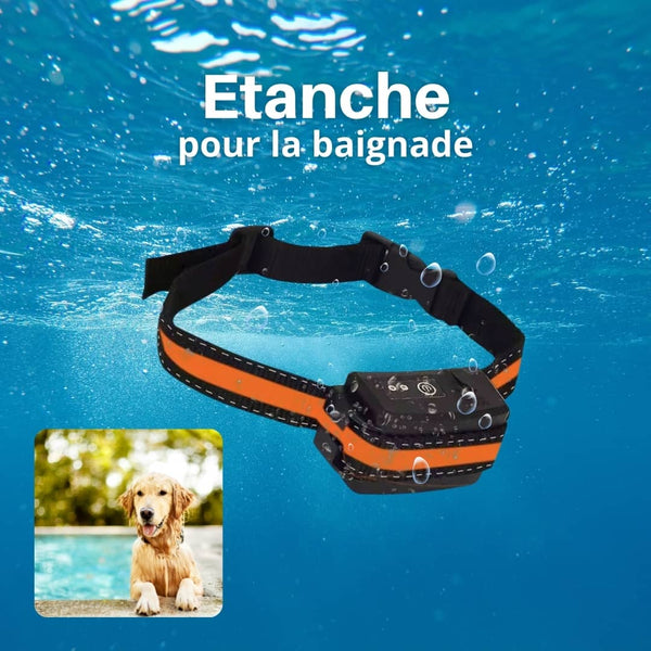 Reemplazo de collar receptor a prueba de agua y recargable para cerca invisible anti escape con antena de alambre